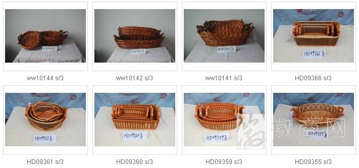 霍邱县首上柳编工艺品有限公司 产品展示