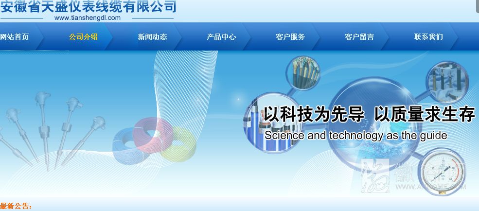 安徽省天盛仪表线缆有限公司