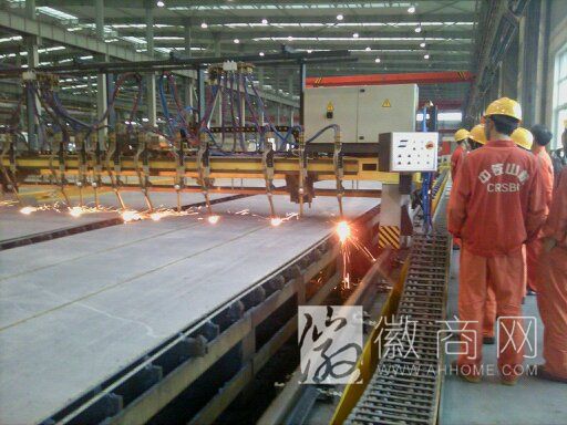马鞍山市宝天重工机械有限公司 车间生产