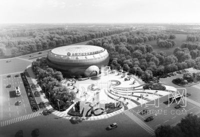 万达拿下滨湖六百余亩地块 万达城展示中心鸟瞰图