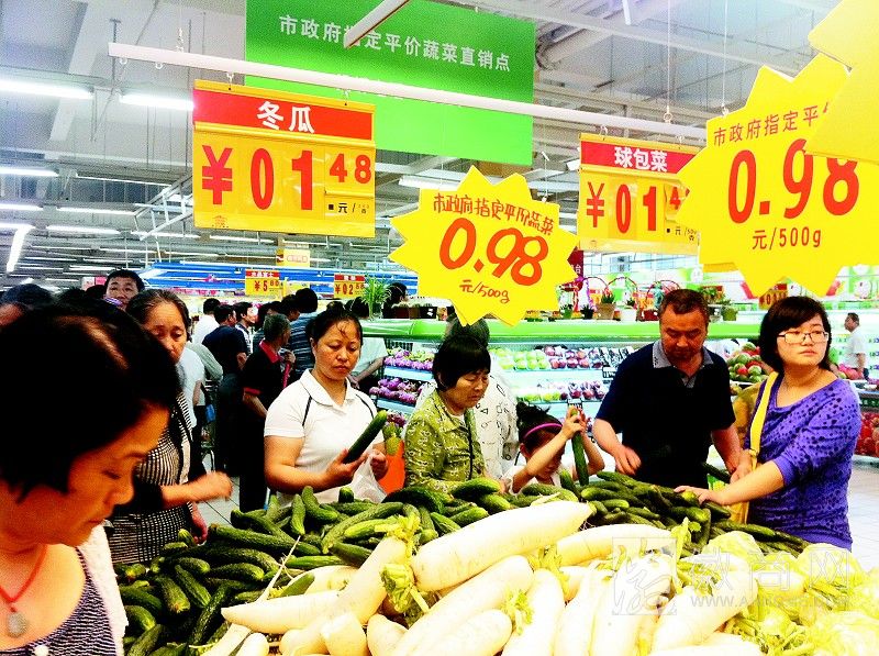一元菜 合肥市场 高温