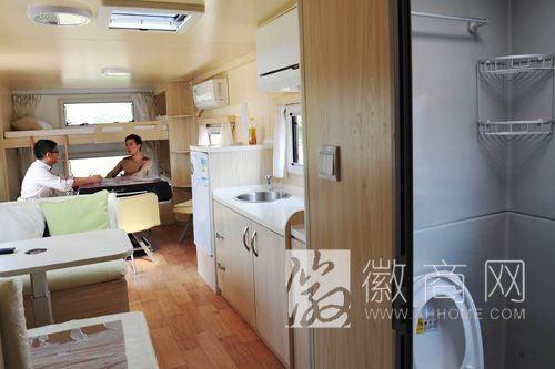 奇瑞挂式房车正式下线 房车内的家具设施齐全