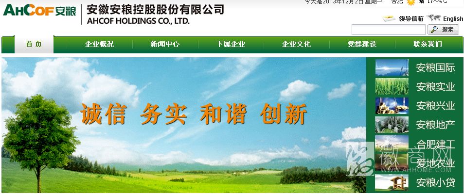 安徽安粮控股股份有限公司