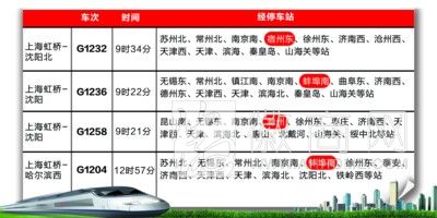 列车运行图公布 上海铁路局列车运行图