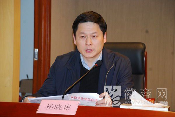 杨晓彬 安徽省盐务管理局 安徽盐务管理局杨晓彬