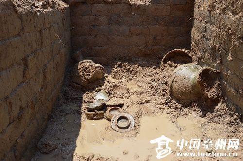 亳州工地汉宋时期古墓葬群 亳州汉宋时期古墓葬群