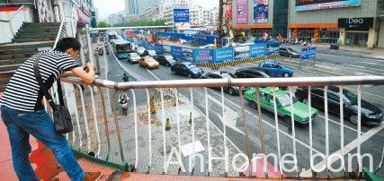 合肥三孝口人行天桥 合肥三孝口天桥