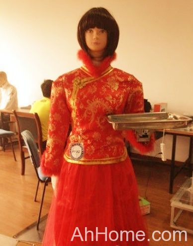 中科院研制出<a href='display.asp?id=18334'  target='_blank'>餐饮</a>服务机器人 类人型<a href='display.asp?id=18334'  target='_blank'>餐饮</a>服务机器人
