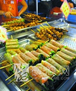 合肥蜀山夜市 台湾士林夜市小吃