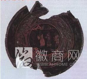 安徽两件文物被禁止出境展览 吴彩绘季札挂剑图漆盘