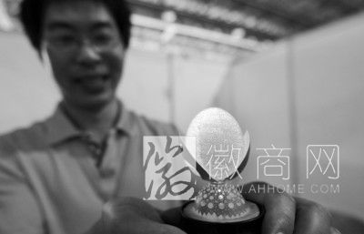 第三届安徽传统工艺美术展开幕 打破记录的鸡蛋壳