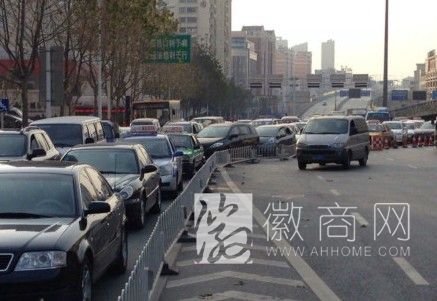 合肥五里墩立交桥全封闭 合肥五里墩堵车