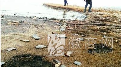 巢湖唐咀水下城遗址 盗挖遗迹