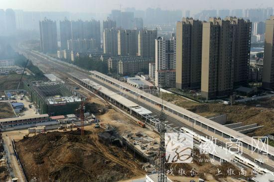 合肥火车西站2015年5月通车 将成重要铁路枢纽