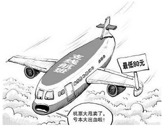 机票价格大跌