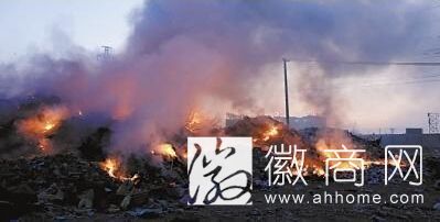 露天焚烧垃圾