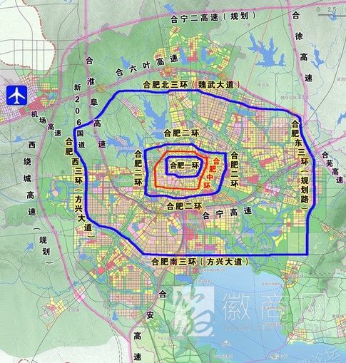 合肥三环规划 合肥魏武路西延