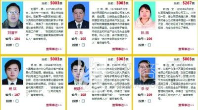 池州十大杰出青年 网络投票