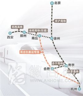 <a href='display.asp?id=8416' target='_blank'>商合杭铁路</a> 合肥到杭州