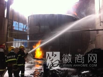 亳州古井酒厂酒精罐爆炸