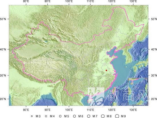<a href='display.asp?id=11739'  target='_blank'>肥东</a>地震：7月25日肥东发生3.2级地震 合肥地下约有7条断层