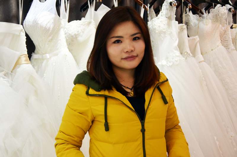 菲亚娜婚纱礼服馆创始人李冬晴