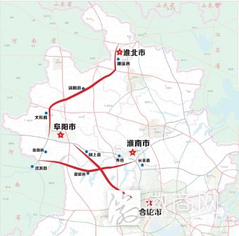 安徽省高速公路网规划图