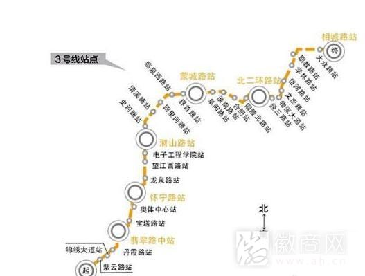<a href='display.asp?id=7201'  target='_blank'>合肥地铁</a>3号线路线图
